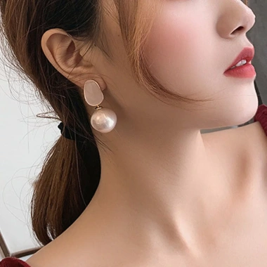 Tai nghe ngọc trai đen vintage - Trang sức lễ hội tiệc cưới, chỉ 33.330đ 8