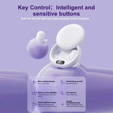 Tai nghe ngủ Bluetooth Y36 không dây mini, đầu tai thay thế miễn phí, giảm giá từ 159,055đ còn 131,450đ 9