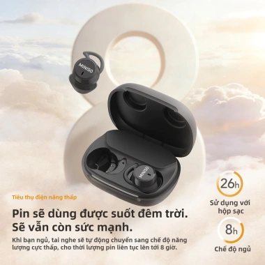 Tai nghe ngủ MINISO MS217 ANC Bluetooth – Khử tiếng ồn, nhét tai, giá 204.000đ 2