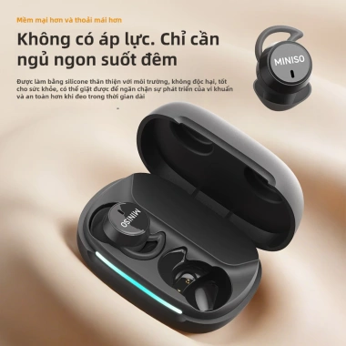 Tai nghe ngủ MINISO MS217 ANC Bluetooth – Khử tiếng ồn, nhét tai, giá 204.000đ 8