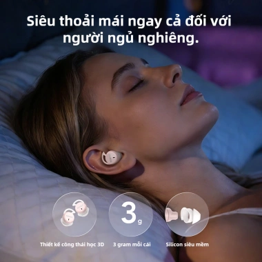 Tai nghe ngủ MINISO MS217 ANC Bluetooth – Khử tiếng ồn, nhét tai, giá 204.000đ 9