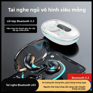 Tai Nghe Ngủ X55 Vô Hình Dẫn Xương, Giảm Tiếng Ồn, Pin Dài - 65.998đ 2