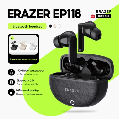 Tai nghe nhét tai Lenovo Erazer EP118 Bluetooth 6.0 Mic pin dài IPX4 chống nước 244.545 VND