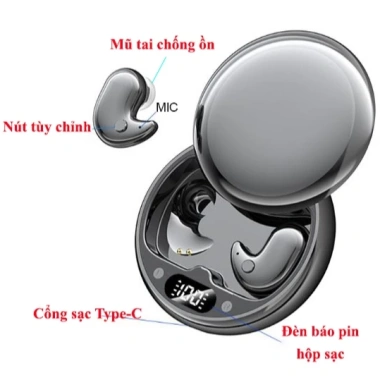 Tai nghe nhét tai TWS Y36Pro Bluetooth 5.3 Bass mạnh, chơi game, hộp sạc 159.000₫