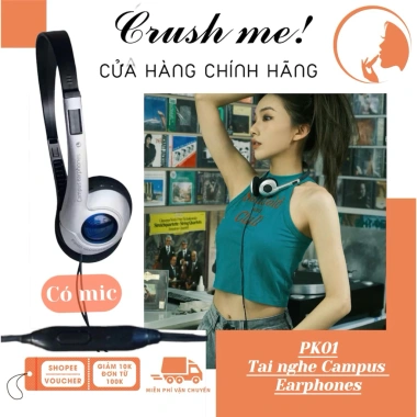Tai Nghe Panasonic PK01 Retro có Mic Âm thanh HiFi 3 dải Y2K cổ điển giá 245.000₫