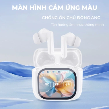 Tai Nghe Phiên Dịch 156 Ngôn Ngữ TV JM19 - ANC, IPX5, Màn Hình Cảm Ứng LED, Âm Thanh Sâu, Giá 599k 5