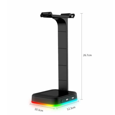 Tai Nghe RGBD9 LED RGB Cực Chắc - Giá Treo 365k, Giảm 290k, Kèm USB Hub 3