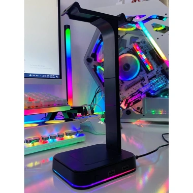 Tai Nghe RGBD9 LED RGB Cực Chắc - Giá Treo 365k, Giảm 290k, Kèm USB Hub 5