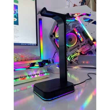 Tai Nghe RGBD9 LED RGB Cực Chắc - Giá Treo 365k, Giảm 290k, Kèm USB Hub 6