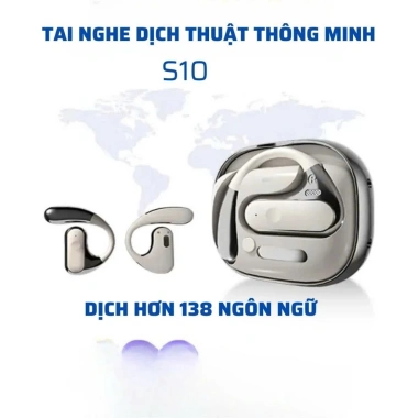 Tai nghe S10 Bluetooth AI chống ồn - Phiên dịch chuẩn, giảm còn 2.59 triệu 10