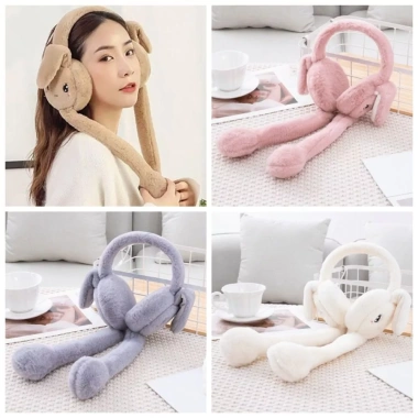 Tai Nghe Sang Trọng Bịt Tai Thỏ Mùa Đông Lông Giả Dễ Thương Học Sinh Giá 90.090đ