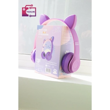 Tai Nghe Tai Mèo Bluetooth P47 không dây, khe cắm thẻ nhớ, âm thanh chất lượng, chỉ 93.000₫