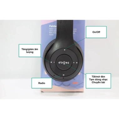 Tai Nghe Tai Mèo Bluetooth P47 không dây, khe cắm thẻ nhớ, âm thanh chất lượng, chỉ 93.000₫ 9