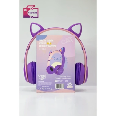 Tai Nghe Tai Mèo Bluetooth P47 không dây, khe cắm thẻ nhớ, âm thanh chất lượng, chỉ 93.000₫ 10