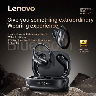 Tai nghe thể thao Lenovo EA305 Bluetooth không dây HiFi, khử tiếng ồn, mic, LED - 248.999₫ 2