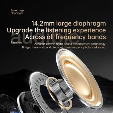 Tai nghe thể thao Lenovo EA305 Bluetooth không dây HiFi, khử tiếng ồn, mic, LED - 248.999₫ 3