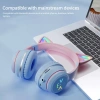 Tai nghe trẻ em không dây SPRISE BT618 tai mèo phát sáng, gập lại, HIFI, 10h pin, TF 4