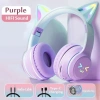 Tai nghe trẻ em không dây SPRISE BT618 tai mèo phát sáng, gập lại, HIFI, 10h pin, TF 8