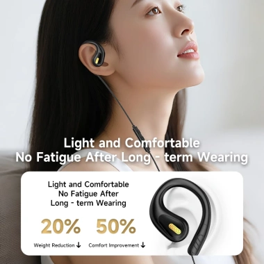 Tai nghe treo tai nhẹ, chất liệu mềm, nghe nhạc, học online, gọi video – Giá chỉ 136.999₫