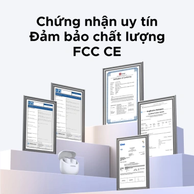 Tai nghe UGREEN Dots Bluetooth 6.0 TWS 4 Mic - AAC/SBC, Hi-Pure, giá 319.000₫