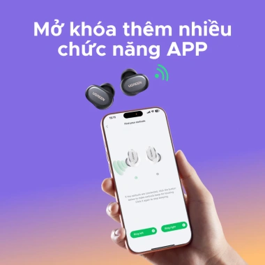 Tai nghe UGREEN Dots Bluetooth 6.0 TWS 4 Mic - AAC/SBC, Hi-Pure, giá 319.000₫