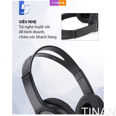 Tai Nghe USB/Jack35 TINAN 490/493 kèm micro, phù hợp CSKH, telesale, salephone, học online - Giá chỉ 258.000đ 6 Tai Nghe USB/Jack35 TINAN 490/493 kèm micro, phù hợp CSKH, telesale, salephone, học online - Giá chỉ 258.000đ 6