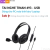 Tai Nghe USB/Jack35 TINAN 490/493 kèm micro, phù hợp CSKH, telesale, salephone, học online - Giá chỉ 258.000đ 10