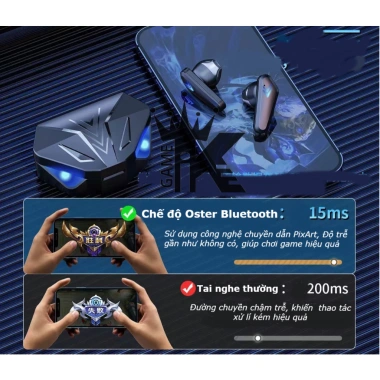 Tai nghe X15 không dây Bluetooth - Hiệu năng cao cho game & làm việc, BH, 140.000₫