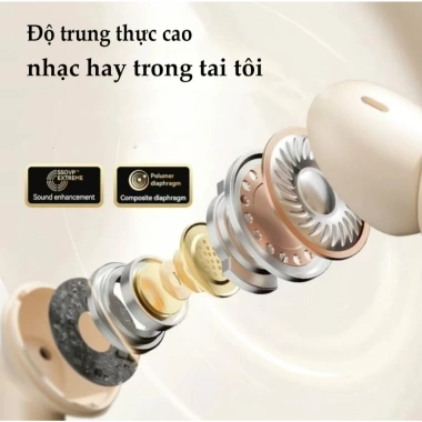 Tai nghe Xinran KY6 HiFi IPX5, Mic, khử tiếng ồn, LED - iPhone và Android 132k 5