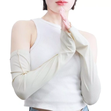 Tấm bảo vệ cánh tay Japan UPF50+ chống nắng 100%, mềm, thích hợp lái xe & đạp xe