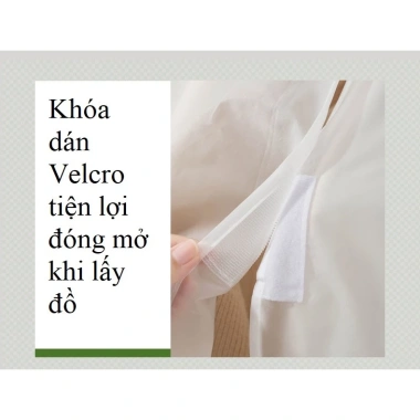 Tấm bạt 2 tà PEVA 2.4m chống bụi, nước, nắng - Trùm sào treo quần áo, giá 119k