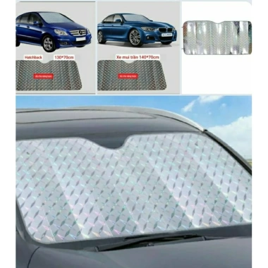 Tấm bạt che nắng 5 lớp kính lái ô tô - Chống UV, tia cực tím, chỉ 52.548₫