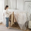 Tấm bạt nhựa PEVA 2 tà siêu dài siêu to, chống bám bụi, nước, nắng cho sào quần áo 119k 3