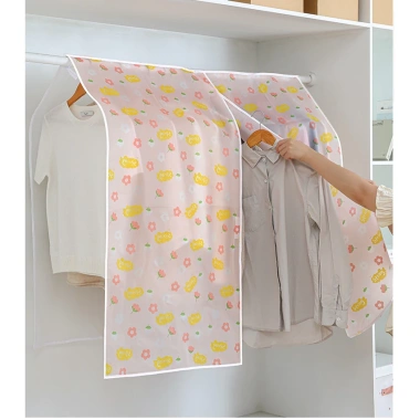 Tấm bạt PEVA 110x110cm trùm sào đồ treo quần áo, chống bụi, chống thấm nước Giá 49.000đ