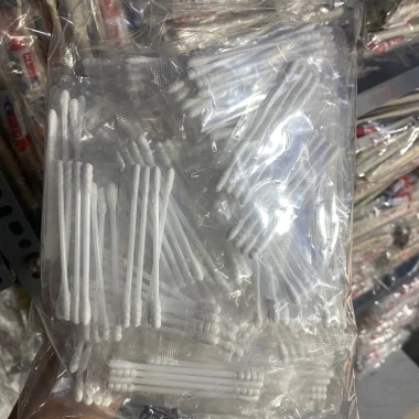 Tăm bông 100 cái - Bông tăm khách sạn, nhà nghỉ, que gòn vệ sinh tai, giảm giá 39.000₫
