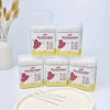 Tăm bông Jubon cao cấp cho bé sơ sinh - 2 đầu dẹt xoắn, đầu bông mềm mại, an toàn 2
