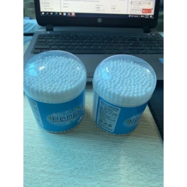 Tăm Bông Ngoáy Tai Người Lớn - Hộp 30 Cái + Túi Zip Vệ Sinh Tai Mũi, Giá 15.000 VND