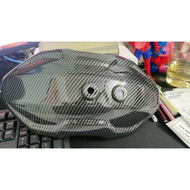 Tấm chắn bùn V3 vân carbon cho độ xe điện - Bám đường, giảm bùn, giá 65k