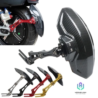 Tấm chắn bùn xe điện CNC vân carrbon - Bảo vệ bánh xe, bền cao, giảm giá 55k