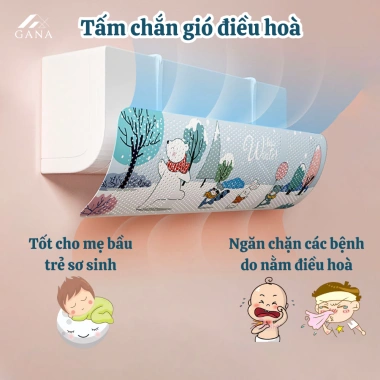 Tấm chắn gió điều hoà chuyển đổi hướng, bảo vệ sức khỏe gia đình, giá chỉ 7.999 VND
