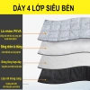 Tấm Che Nắng Kính Lái Ô Tô Cao Cấp 4 Lớp Tráng Bạc, 9 Nam Châm, 4 Dây Đai, Tai Gương Phản Quang - 162k 4