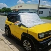 Tấm Che Nắng Kính Lái Ô Tô Cao Cấp 4 Lớp Tráng Bạc, 9 Nam Châm, 4 Dây Đai, Tai Gương Phản Quang - 162k 10