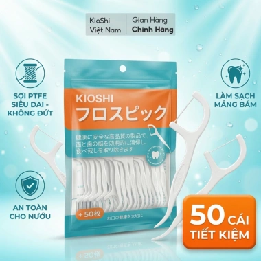 Tăm chỉ nha khoa cao cấp KIOSHI - ISO an toàn, chuẩn chính hãng, giảm giá 22.000₫ (giá gốc 26.840₫)