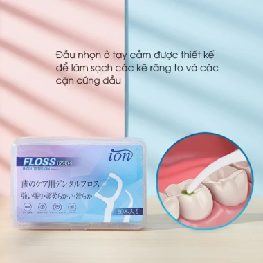 Tăm Chỉ Nha Khoa Ion 100 Cái - Vệ Sinh Răng Miệng, Giá 50.000đ, Đánh Bại Đá Đẽo, Bảo Vệ Nướu