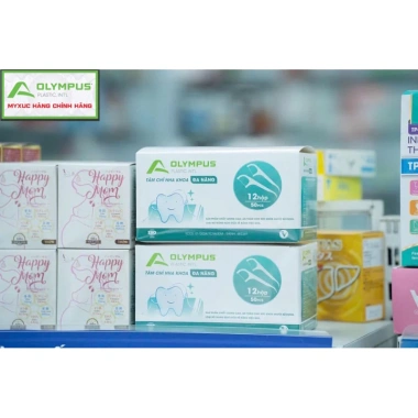 Tăm chỉ nha khoa OLYMPUS chính hãng 12 túi 960pcs ISO Vietnam giá ưu đãi 89.400₫ 4