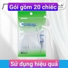 Tăm chỉ nha khoa tiệt trùng, vệ sinh kẽ răng chân nướu - Hộp 50 cây 10.000₫ 10