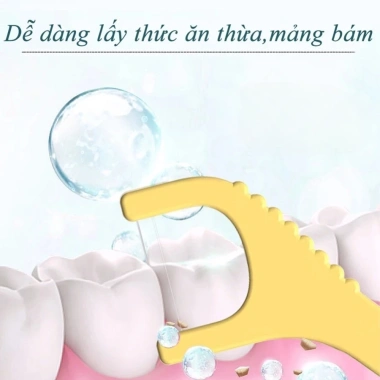 Tăm chỉ nha khoa trẻ em sợi kép bảo vệ răng bé chuẩn, túi 60 chiếc 30.000₫ 3 Tăm chỉ nha khoa trẻ em sợi kép bảo vệ răng bé chuẩn, túi 60 chiếc 30.000₫ 3