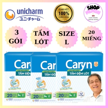 Tấm đệm lót người lớn Caryn siêu thấm size L20 20 miếng Giá ưu đãi 360.000đ