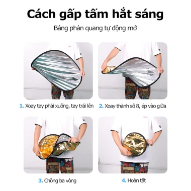 Tấm Hắt Sáng 2in1 Tròn 30/60/80cm - Chụp Ảnh Chuyên Nghiệp, Giá 18.100 VND 6