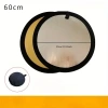 Tấm Hắt Sáng 2in1 Tròn KT 30-60-80-110cm Bạt Phản Quang Chụp Ảnh Quay Phim Studio 6